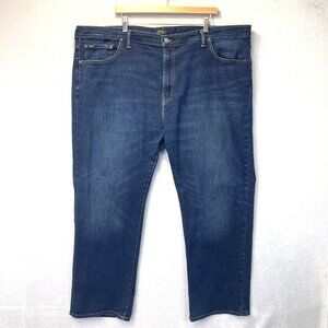 Polo Ralph Lauren Hampton Relaxed Straight Jeans Mens 48x30 Dark Wash‎ Stretch